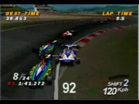 une photo d'Ã©cran de Formula One sur Sony Playstation